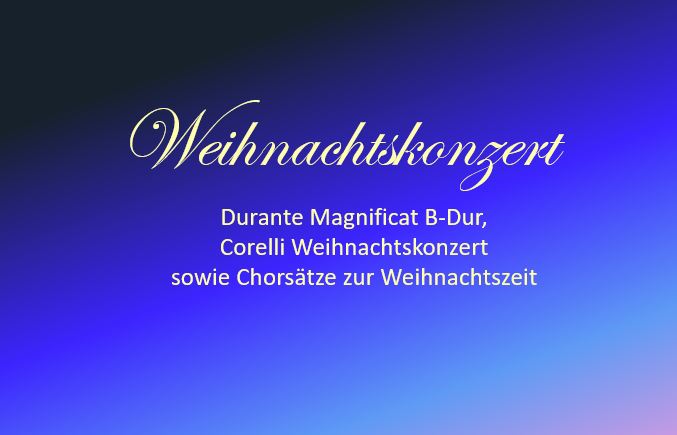 Read more about the article Sonntag, 17. Dezember 2023, 17.00 Uhr – Kapernaumkirche