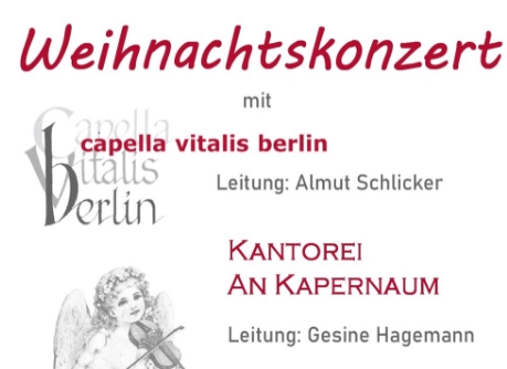 Read more about the article Sonntag, 14. Dezember 2025, 17 Uhr – Kapernaumkirche